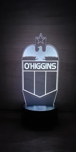 Lámpara Led O'higgins Equipo Futbol Fan Art Decoración