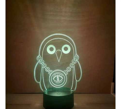 Lámpara Led Gunter Hora De Aventura Fan Art Decoración