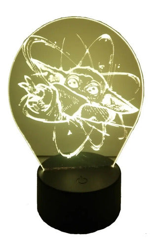 Lampara Led 3d Baby Yoda Star Wars