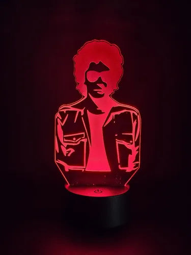 Lampara Led Gustavo Cerati Cantante Decoración Art Line