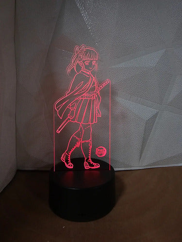 Lámpara Kanao Tsuyuri Demon Slayer Ilusión Decoración Fanart
