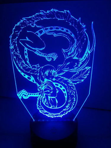 Lampara Led 3d Chihiro Studio Ghibli