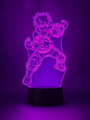 Bakugo Katsuki Lampara Led My Hero Academia Luz Decoracion Negro A