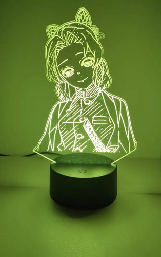 Lampara Led 3d Shinobu Kocho Kimetsu No Yaiba