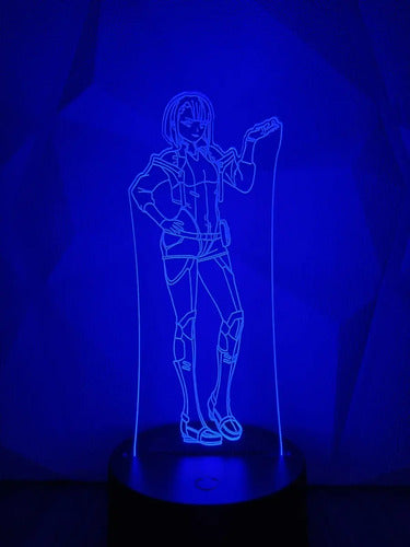 Cyberpunk Lucy Kushinada Lámpara Led Ilusión 3d Edgerunners