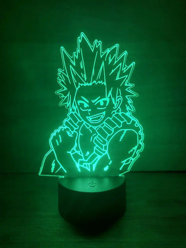 Kirishima Red Riot Lampara Led My Hero Academia Decoracion