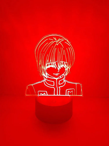 Lampara Led 3d Kurapika Hunter × Hunter Luz Decoración