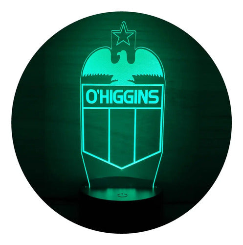 Lámpara Led O'higgins Equipo Futbol Fan Art Decoración