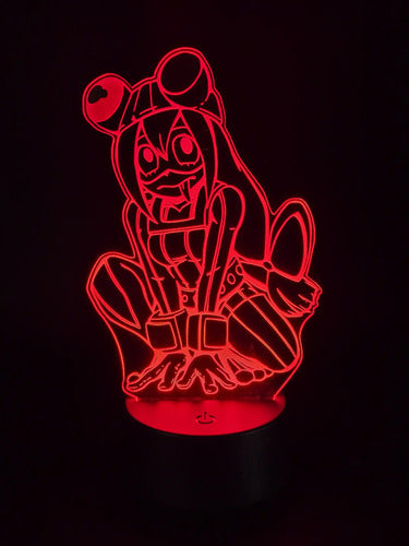 Froppy Tsuyu Asui Lampara Led 3d My Hero Academia Bnha