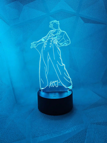 Harry Styles Firma Lámpara Led Decoración Fanart Regalo