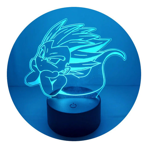 Lámpara Led Ghost Kamikaze Dragon Ball Z Fan Art Decorativa