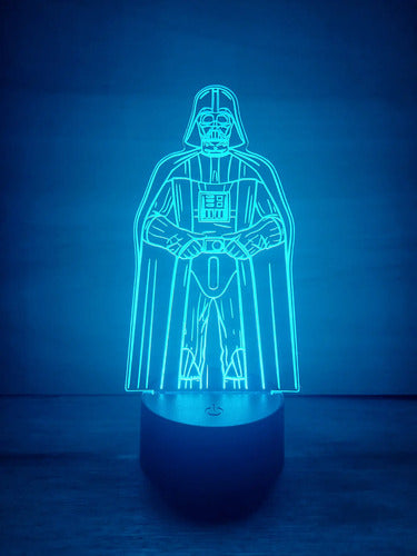 Lámpara Darth Vader Star Wars Led Decoracion Fan Art