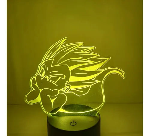 Lámpara Led Ghost Kamikaze Dragon Ball Z Fan Art Decorativa