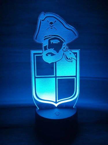 Lámpara Led Coquimbo Unido Equipo Futbol Fan Art Decoración