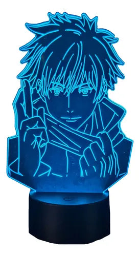 Lampara Led 3d Satoru Gojo Jujutsu Kaisen Envío Gratis