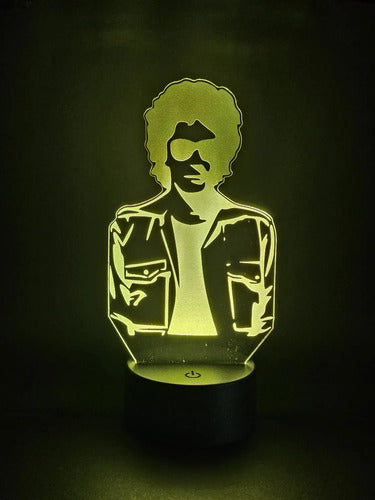Lampara Led Gustavo Cerati Cantante Decoración Art Line