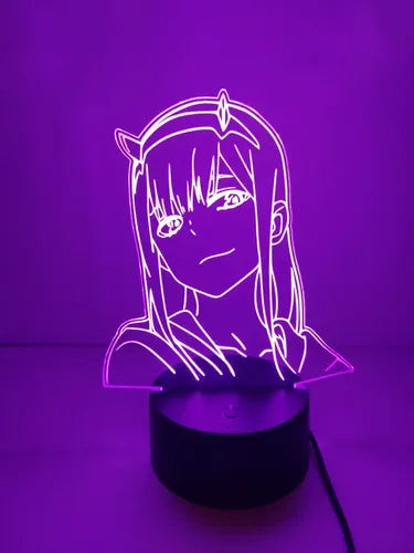 Lampara Led 3d Zero Two Darling In The Franxx 002