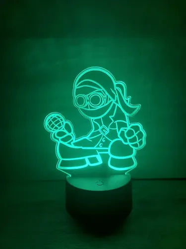 Lampara Led 3d Personajes Friday Night Funkin Fnf Decoración