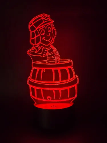 Chavo Del Ocho Lámpara Led Animado Artline Infantil Negro
