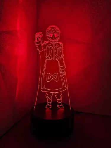 Lámpara Kurapika Hunter X Led Ilusión Decoración Fan Art