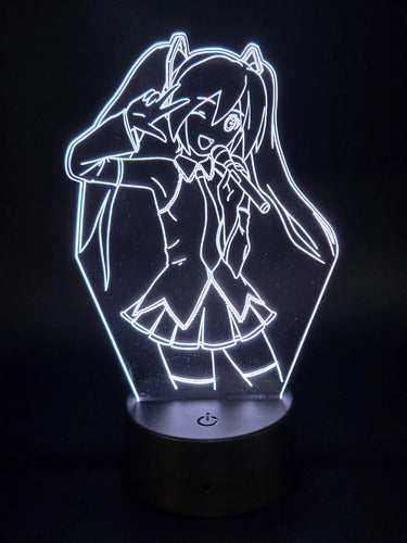Lámpara Led Hatsune Miku Decoración