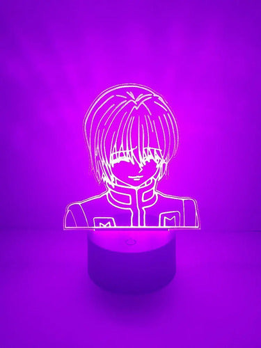 Lampara Led 3d Kurapika Hunter × Hunter Luz Decoración