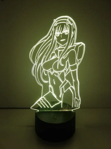 Lampara Led 3d Zero Two Darling In The Franxx