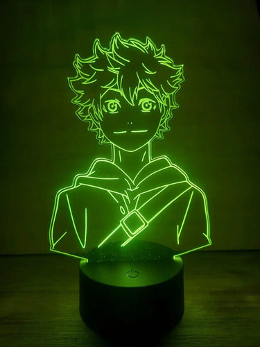 Lampara Led 3d Shoyo Hinata Haikyuu Decoración