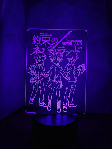 Lámpara The Promise Neverland Ilusión Decoración Fan Art