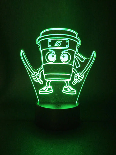 Lámpara Capuchino Asesino Led Ilusión Decoración Fan Art