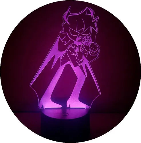 Lampara Led 3d Personajes Friday Night Funkin Fnf Decoración