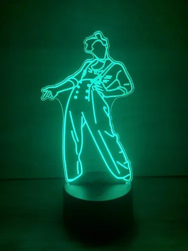 Lámpara Led Harry Styles Luz Ilusión 3d Decoración