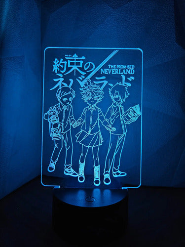 Lámpara The Promise Neverland Ilusión Decoración Fan Art