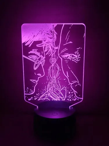 Harry Potter Lord Voldemort Lampara Led Ilusion 3d Varita Negro