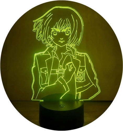 Armin Lampara Led Ilusion 3d Shingeki No Kyojin Snk
