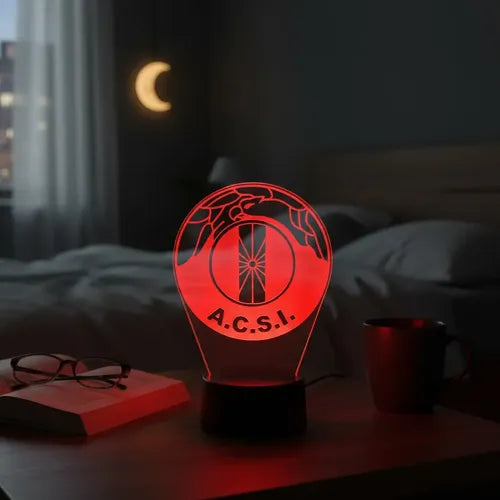 Lámpara Led Audax Equipo Futbol Fanart Decoración