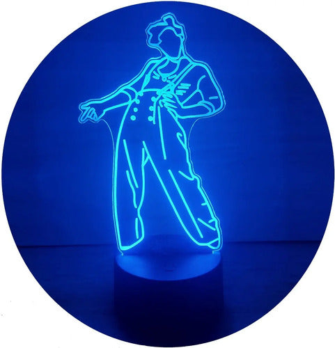 Lámpara Led Harry Styles Luz Ilusión 3d Decoración