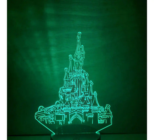 Lámpara Led Castillo Mágico Fan Art Decorativa