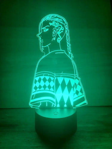 Lampara Led 3d Ken Ryuguji Draken Tokyo Revengers Anime