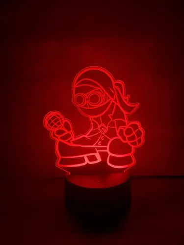 Lampara Led 3d Personajes Friday Night Funkin Fnf Decoración