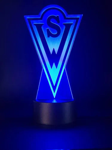 Lámpara Led Santiago Wanderers Equipo Futbol Fanart Deco