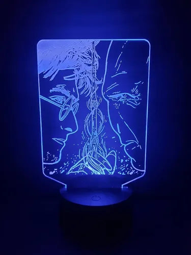 Harry Potter Lord Voldemort Lampara Led Ilusion 3d Varita Negro