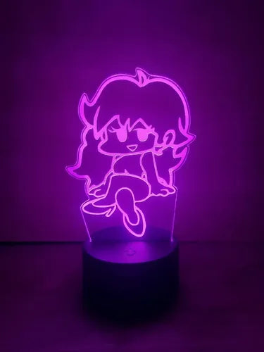 Lampara Led 3d Personajes Friday Night Funkin Fnf Decoración