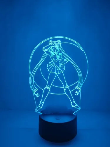 Lampara Led 3d Sailor Moon