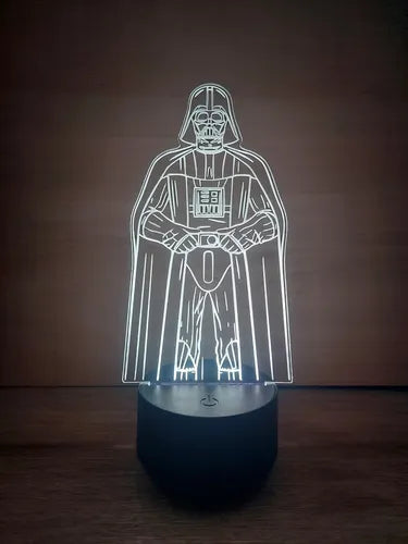 Lámpara Darth Vader Star Wars Led Decoracion Fan Art