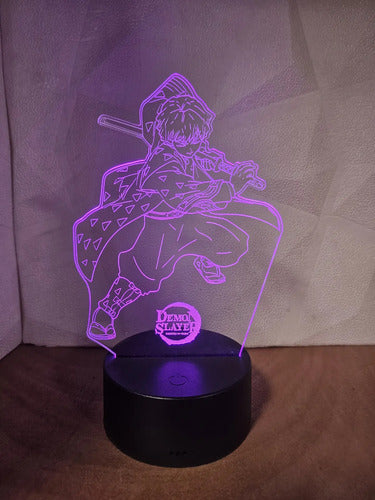 Zenitsu Demon Slayer Kimetsu No Yaiba Lampara Led
