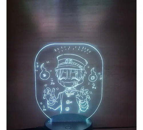 Lámpara Led Hanako Kun Fan Art Decoración