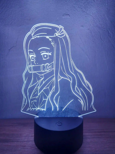 Lampara 3d Nezuko Kamado Demon Slayer Kimetsu No Yaiba