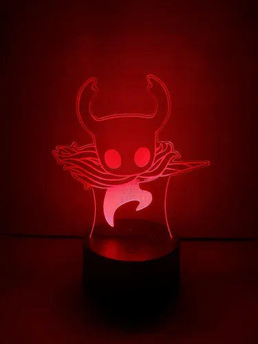 Hollow Knight Lámpara Led Fanart Game Decoracion