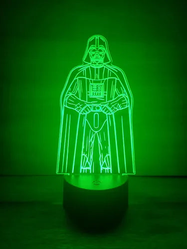 Lámpara Darth Vader Star Wars Led Decoracion Fan Art